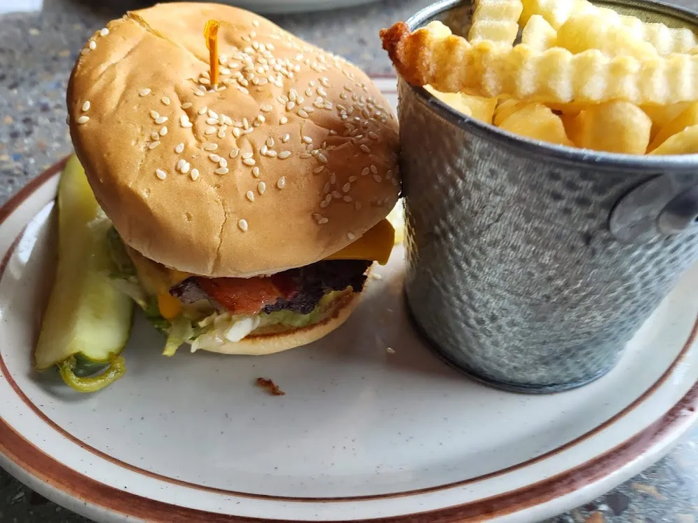 Bacon Cheeseburger with Fries